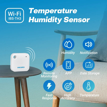Datalogger WiFi de Temperatura y Humedad INKBIRD IBS-TH3-WIFI