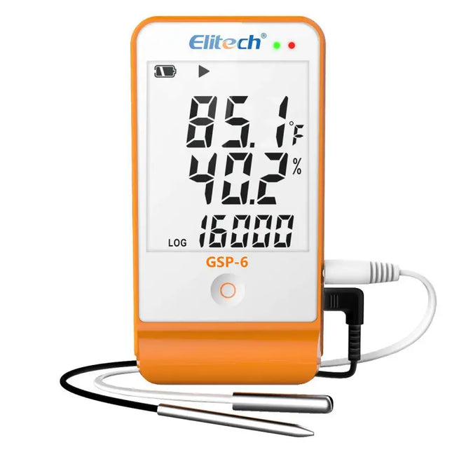 Datalogger Temp y Hum ELITECH GSP6