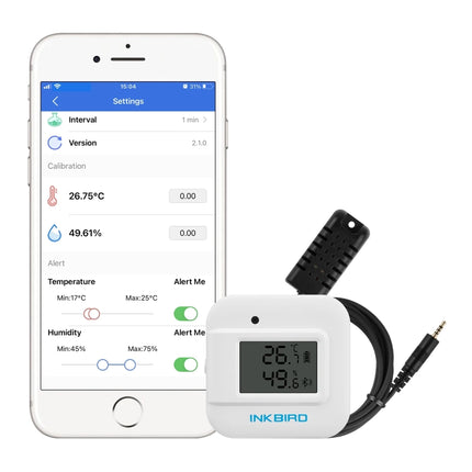 Datalogger Bluetooth de Temperatura y Humedad INKBIRD IBS-TH2-PLUS