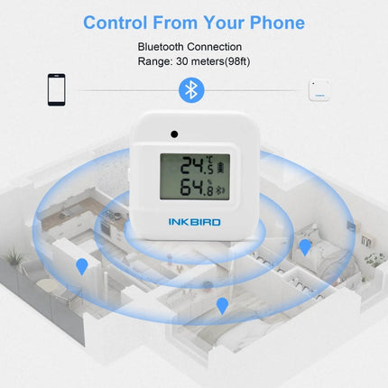 Datalogger Bluetooth de Temperatura y Humedad INKBIRD IBS-TH2-PLUS