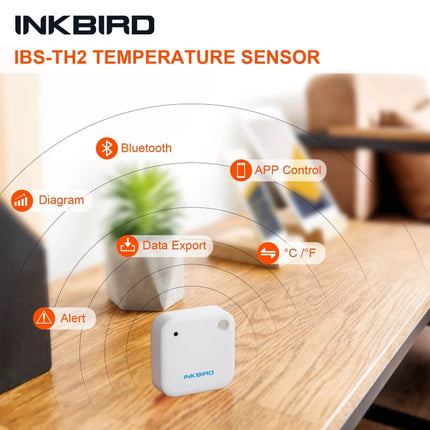 Datalogger de Temperatura y Humedad INKBIRD IBS-TH2 Bluetooth