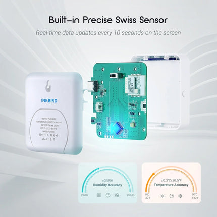 Datalogger WiFi de Temperatura y Humedad INKBIRD IBS-TH3-WIFI