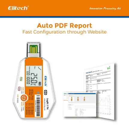 Datalogger Temperatura Humedad Desechable Elitech