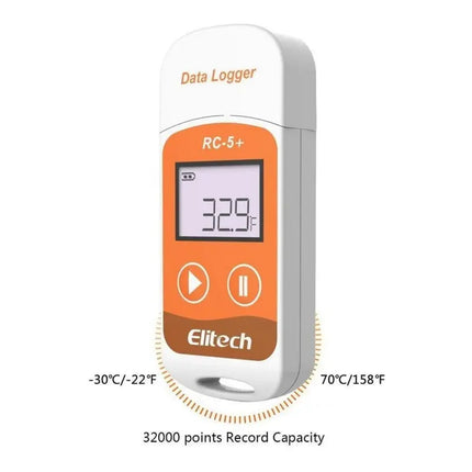 Datalogger de Temperatura Certificado ELITECH RC-5+