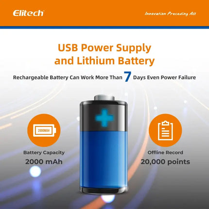 Datalogger Temperatura Humedad WiFi ELITECH