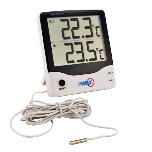 Termómetro Digital Interior Exterior AVALY