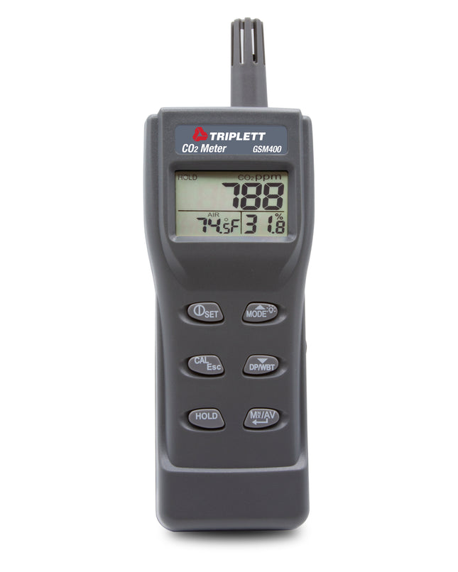 Medidor portátil de CO2 para la calidad del aire interior