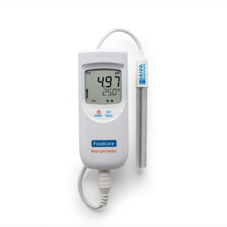 Medidor Portátil de pH para Cerveza Con Sonda de Titanio