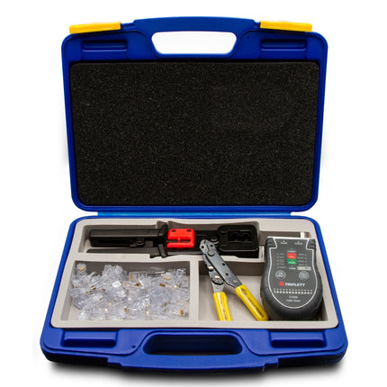 Kit de herramientas RJ45 de alta velocidad y paso directo de GEM Electronics (HS-TK)