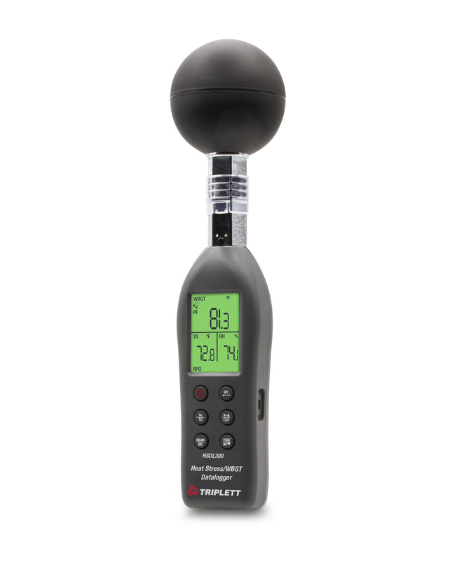 Índice de estrés por calor/Registrador de datos WBGT