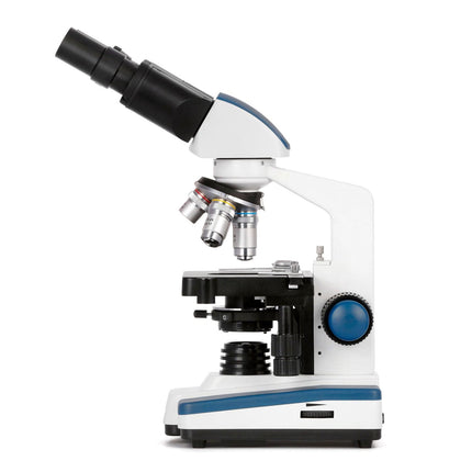 AmScope B120 Series Student & Professional LED Binocular Compound Microscope w/Siedentopf Head, 3D Mechanical Stage & Optional Digital Camera