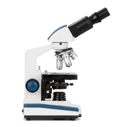 AmScope B120 Series Student & Professional LED Binocular Compound Microscope w/Siedentopf Head, 3D Mechanical Stage & Optional Digital Camera