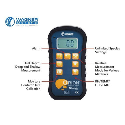 Orion® 950 Smart Pinless Wood Moisture Meter Kit
