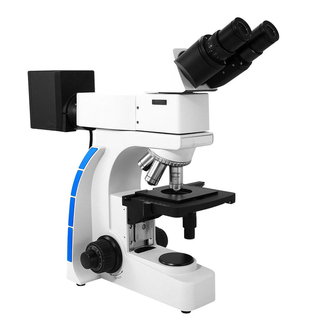 100X-800X Metallurgical Microscope, Binocular, Halogen Light, Bright Field + Polarizing Kit