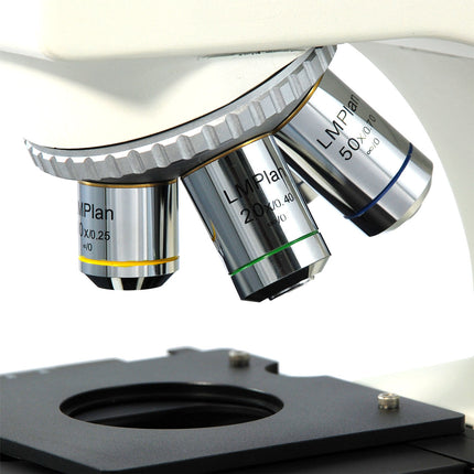 100X-800X Metallurgical Microscope, Trinocular, Halogen Light, Bright Field + Polarizing Kit