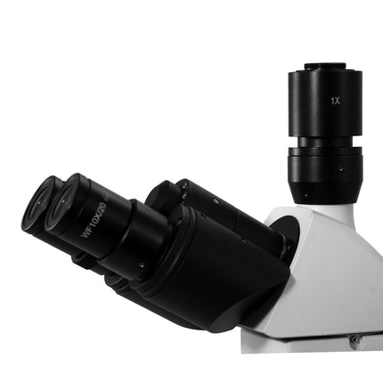 100X-800X Metallurgical Microscope, Trinocular, Halogen Light, Bright Field + Polarizing Kit