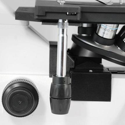 50X-1000X Inverted Metallurgical Microscope, Trinocular, Halogen Light, Dark Field + Polarizing Kit