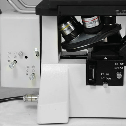 50X-1000X Inverted Metallurgical Microscope, Trinocular, Halogen Light, Dark Field + Polarizing Kit