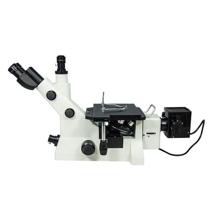 50X-1000X Inverted Metallurgical Microscope, Trinocular, Halogen Light
