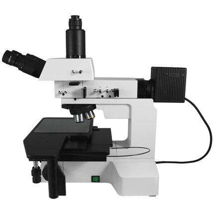 50X-500X Metallurgical Microscope, Trinocular, Halogen Light, Bright Field Dark Field