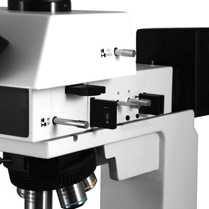 50X-500X Metallurgical Microscope, Trinocular, Halogen Light, Bright Field Dark Field