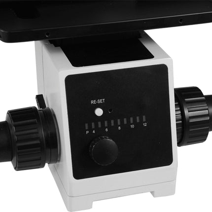 50X-500X Metallurgical Microscope, Trinocular, Halogen Light, Bright Field Dark Field