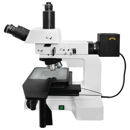 50X-500X Metallurgical Microscope, Trinocular, Halogen-LED Light, Bright Field Dark Field