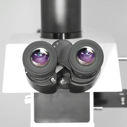 50X-500X Metallurgical Microscope, Trinocular, Halogen-LED Light, Bright Field Dark Field