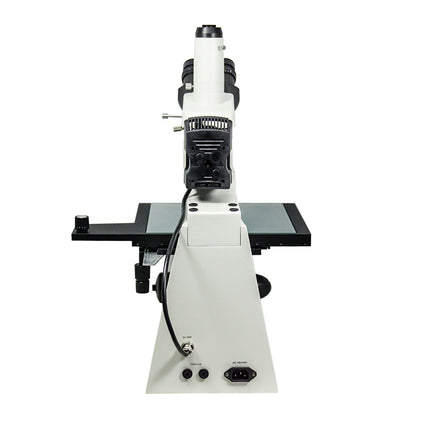 40X-400X Metallurgical Microscope, Trinocular, Halogen Light, Large Stage