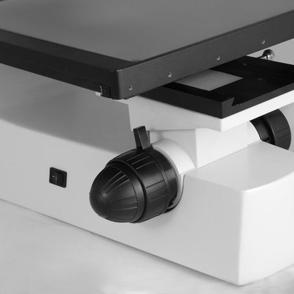 40X-400X Metallurgical Microscope, Trinocular, Halogen Light, Large Stage