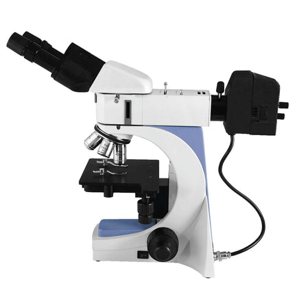 40X-400X Metallurgical Microscope, Binocular, Halogen Light, Bright Field