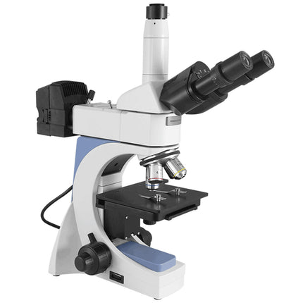 40X-400X Metallurgical Microscope, Trinocular, Halogen Light, Bright Field