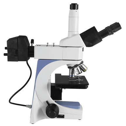 40X-400X Metallurgical Microscope, Trinocular, Halogen Light, Bright Field
