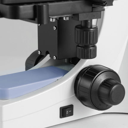 40X-400X Metallurgical Microscope, Trinocular, Halogen Light, Bright Field