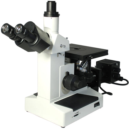 100X-1000X Inverted Metallurgical Microscope, Trinocular, Halogen Light