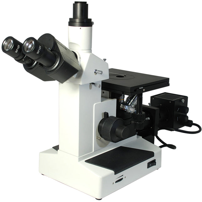 100X-1000X Inverted Metallurgical Microscope, Trinocular, Halogen Light