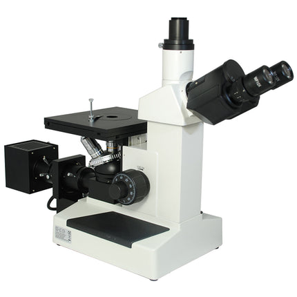 100X-1000X Inverted Metallurgical Microscope, Trinocular, Halogen Light