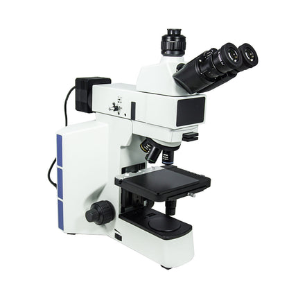 50-1000X LED Reflection Light XY Stage Travel Distance 75x40mm Trinocular Metallurgical Microscope MT05110303