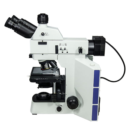 50-1000X LED Dual Illuminated Light XY Stage Travel Distance 75x40mm Trinocular Transmitted/Reflected Metallurgical Microscope MT05110313