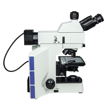 50-1000X LED Dual Illuminated Light XY Stage Travel Distance 75x40mm Trinocular Transmitted/Reflected Metallurgical Microscope MT05110313