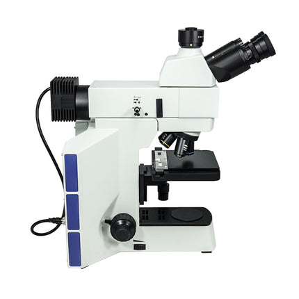 50-500X LED Reflection Light XY Stage Travel Distance 75x40mm Trinocular Metallurgical Microscope MT05110323