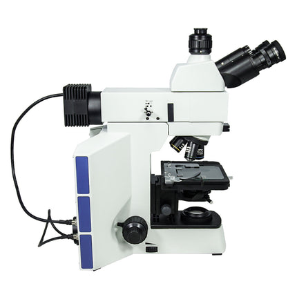 50-500X LED Dual Illuminated Light XY Stage Travel Distance 75x40mm Trinocular Transmitted/Reflected Metallurgical Microscope MT05110333