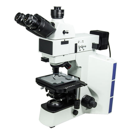 50-500X LED Dual Illuminated Light XY Stage Travel Distance 75x40mm Trinocular Transmitted/Reflected Metallurgical Microscope MT05110353