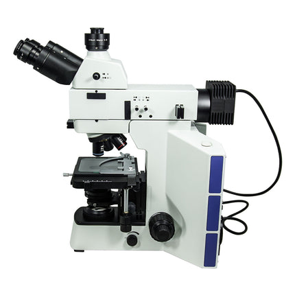 50-500X LED Dual Illuminated Light XY Stage Travel Distance 75x40mm Trinocular Transmitted/Reflected Metallurgical Microscope MT05110353
