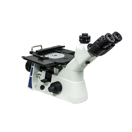 50-500X LED Coaxial Reflection Light Inverted Trinocular Inverted Metallurgical Microscope MT05130313