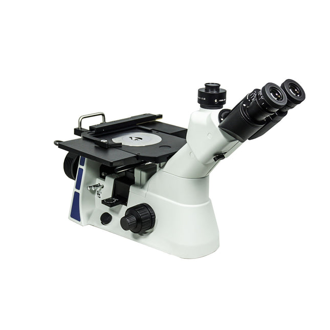 50-500X LED Coaxial Reflection Light Inverted Trinocular Inverted Metallurgical Microscope MT05130313