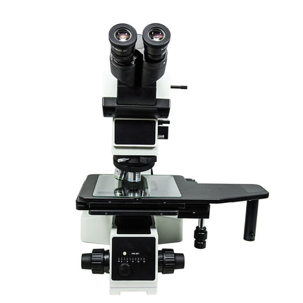50-500X Halogen Coaxial Reflection Light XY Stage Travel Distance 158x158mm Trinocular Metallurgical Microscope MT05160323
