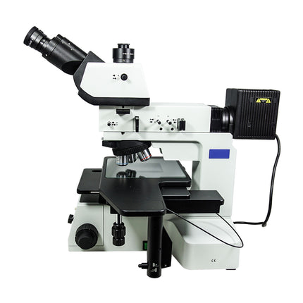 50-500X Halogen Coaxial Reflection Light XY Stage Travel Distance 158x158mm Trinocular Metallurgical Microscope MT05160323