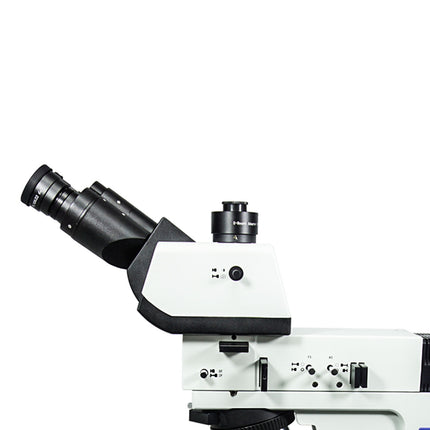 50-500X Halogen Coaxial Reflection Light XY Stage Travel Distance 158x158mm Trinocular Metallurgical Microscope MT05160323