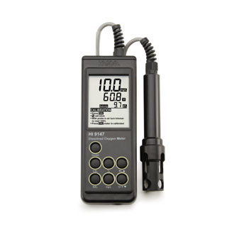 Medidor de Oxígeno Disuelto Acuac. Sonda 4m Cable HI9147-04